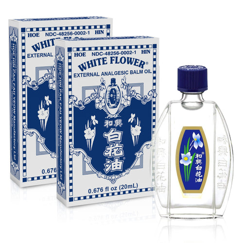 White Flower External Analgesic Oil 20 mL 2packs 20 ml