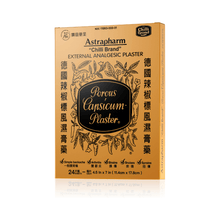 Load image into Gallery viewer, Chilli Brand Capsicum Plaster for Arthritis &amp; Muscle Pain Relief, 24 HOT Patches (7" x 4.5"）